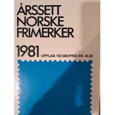 Årsett Frimerker Norge 1981